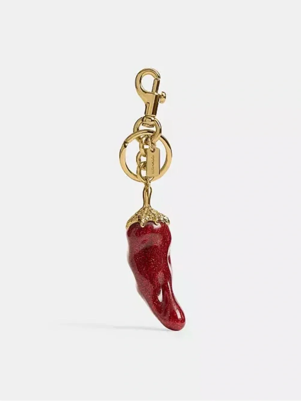 Coach key charm